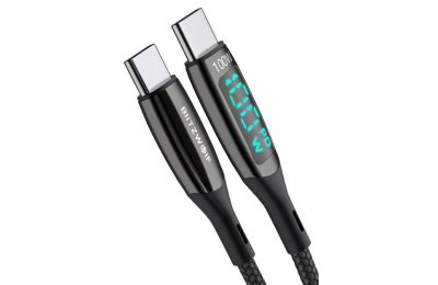 Kabel USB-C - USB-C BLITZWOLF BW-TC23 100W 1.8 m Czarny