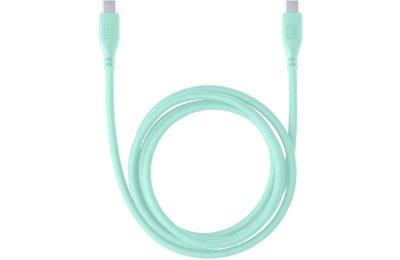 Kabel USB-C - USB-C CELLULARLINE Soft Max 1.2 m Zielony