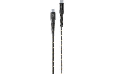 Kabel USB-C - USB-C CELLULARLINE Tetra Force Max 60W 2 m Czarny