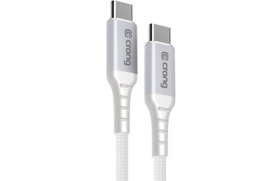 Kabel USB-C - USB-C CRONG Armor Link 100W 2 m Biały