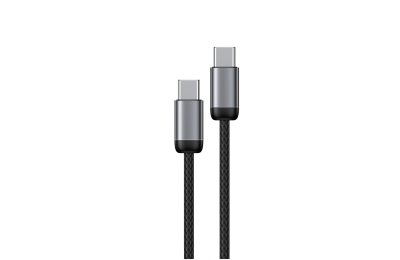 Kabel USB-C — USB-C ENCORE ENERGY EE121-CC 1m 100W Braided Czarny