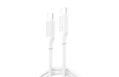 Kabel USB-C — USB-C ENCORE ENERGY MD-60CC05W 0,5m 60W Biały