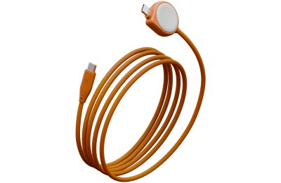 Kabel USB-C - USB-C ENERGEA Flow Duo MagSafe 60W 1.5m Pomarańczowy