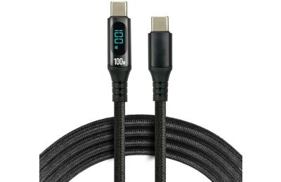 Kabel USB-C - USB-C EVERACTIVE CBB-2PD5L 100W 2 m Czarny