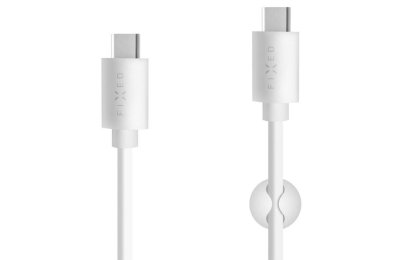 Kabel USB-C - USB-C FIXED 60W 2 m Biały