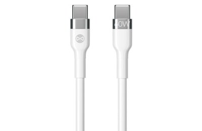 Kabel USB-C - USB-C FOREVER Flexible 100W 2 m Biały