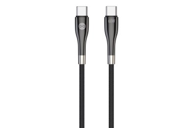 Kabel USB-C - USB-C FOREVER Sleek 60W 1 m Czarny