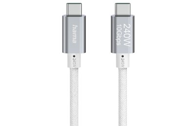 Kabel USB-C - USB-C HAMA 125147 1.5m Biały