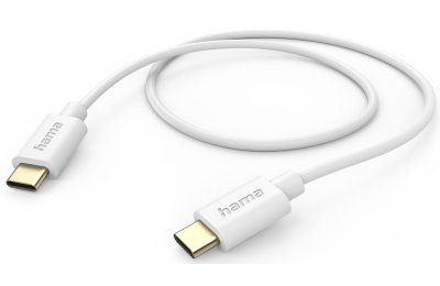 Kabel USB-C - USB-C HAMA 201590 1 m Biały