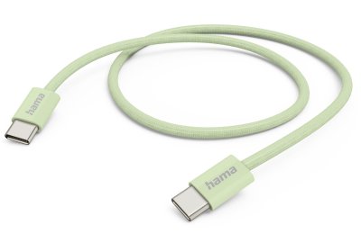 Kabel USB-C - USB-C HAMA 201726 60W 1 m Zielony