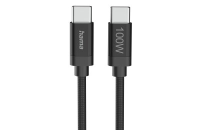 Kabel USB-C - USB-C HAMA 201749 1.5 m Czarny