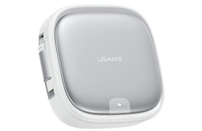 Kabel USB-C - USB-C/Lightning/Micro USB USAMS SJ650USB02 1 m Srebrny