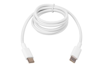 Kabel USB-C USB-C MASTERLED 1m Quick Charge QC 20W typ C biały