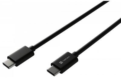 Kabel USB-C - USB-C NATEC Prati 100W 1 m Czarny