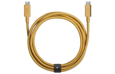 Kabel USB-C - USB-C NATIVE UNION Belt Cable Pro 240W 2.4 m Jasnobrązowy