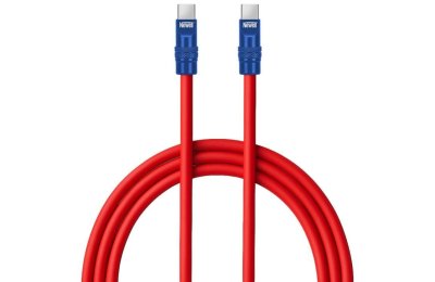 Kabel USB-C - USB-C NEWELL 100W 2 m Czerwono-granatowy