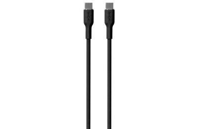 Kabel USB-C - USB-C PURO Icon Soft Cable 1.5 m Czarny
