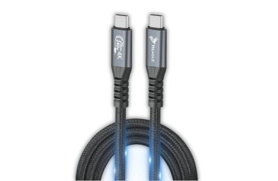 Kabel USB-C - USB-C REAGLE RUC100M -1M PD 240W szybkie ładowanie QC 4.0 USB 3.2 TYP C 20Gbps 4K144Hz