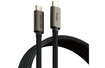 Kabel USB-C - USB-C RINGKE USB 3.2 Gen PD240W 1 m Czarny