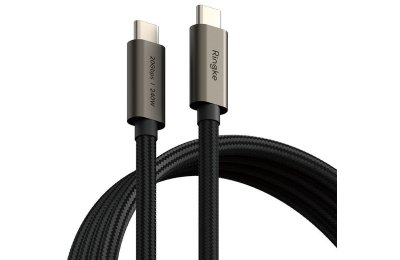 Kabel USB-C - USB-C RINGKE USB 3.2 Gen PD240W 2 m Czarny