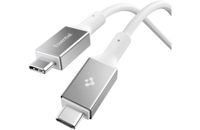Kabel USB-C - USB-C SPIGEN EB10015CC Essential 100W 1.5 m Biały