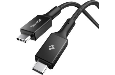 Kabel USB-C - USB-C SPIGEN EB10015CC Essential 100W 1.5 m Czarny