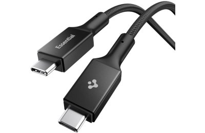 Kabel USB-C - USB-C SPIGEN EB24015CC Essential 240W 1.5 m Czarny