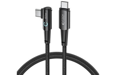 Kabel USB-C - USB-C TECH-PROTECT UltraBoost L 60W 1 m Szary