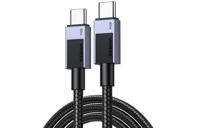 Kabel USB-C - USB-C UGREEN L524 60W 0.5 m Szary