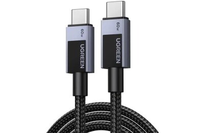 Kabel USB-C - USB-C UGREEN L524 60W 2 m Szary