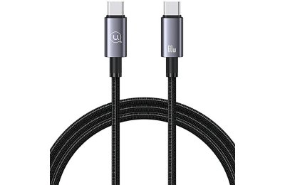 Kabel USB-C - USB-C USAMS 60W 1.2 m Stalowy
