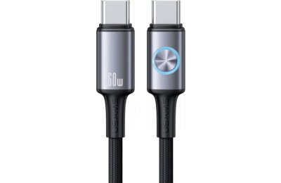 Kabel USB-C - USB-C USAMS Huan Series SJ752 60W 1.2 m Szary