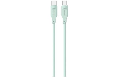 Kabel USB-C - USB-C USAMS SJ567USB04 100W 1.2 m Zielony