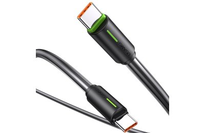 Kabel USB-C - USB-C USAMS SJ734 1m Czarny