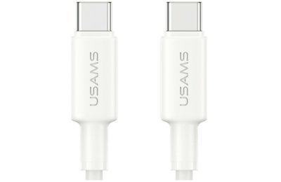 Kabel USB-C - USB-C USAMS U90 60W 1 m Biały