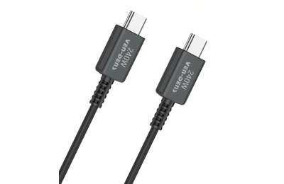 Kabel USB-C - USB-C VEN-DENS 240W 1.8m Czarny
