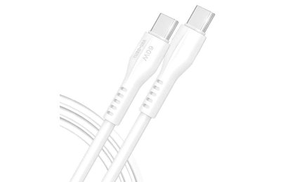 Kabel USB-C - USB-C VEN-DENS 60W 1 m Biały