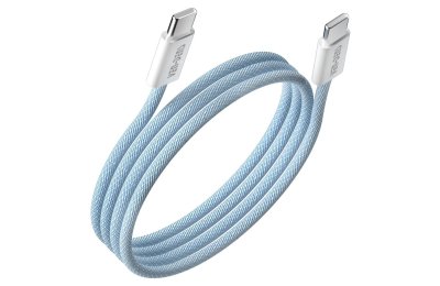 Kabel USB-C - USB-C VEN-DENS 60W 1 m Niebieski