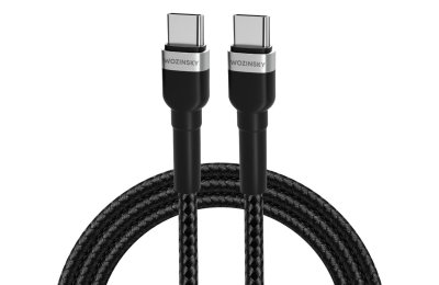 Kabel USB-C - USB-C WOZINSKY WNBCC1 65W 1 m
