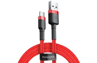 Kabel USB - Lightning BASEUS Cafule 0.5 m Czerwony