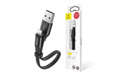 Kabel USB - Lightning BASEUS Nimble 0.23 m Szary
