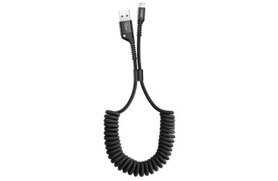 Kabel USB - Lightning BASEUS Spring 1 m Czarny