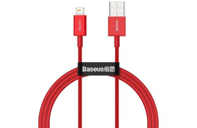 Kabel USB - Lightning BASEUS Superior Series 1 m Czerwony