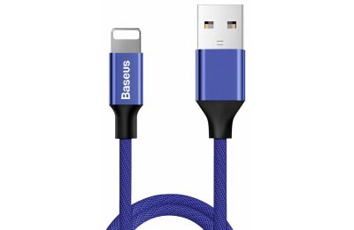 Kabel USB - Lightning BASEUS Yiven 1.2 m Niebieski