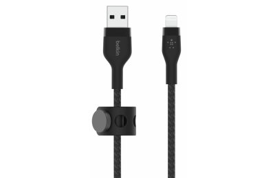 Kabel USB - Lightning BELKIN Braided Silicone 1 m Czarny