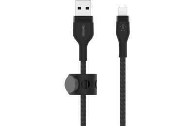 Kabel USB - Lightning BELKIN Braided Silicone 2 m Czarny