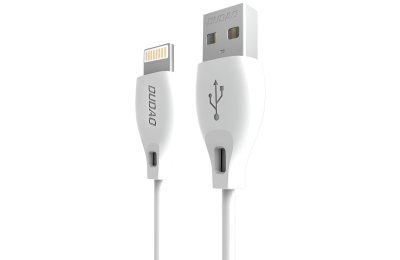 Kabel USB - Lightning DUDAO 1m 2.4A Biały
