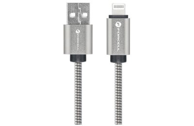 Kabel USB - Lightning FORCELL F-Energy C236 12W 1 m Srebrny