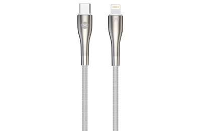 Kabel USB - Lightning FOREVER Sleek 27W 1 m Biały