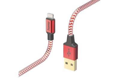 Kabel USB - Lightning HAMA 1.5 m Czerwony